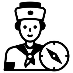 
Man icon , glyph icon design

