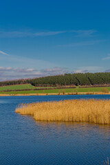 Hike around the Drei Gleichen in the springtime Thuringian Basin - Drei Gleichen/Germany