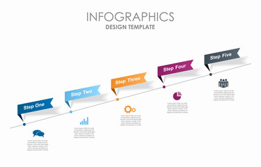 Infographic design template with place for your data. Vector illustration.