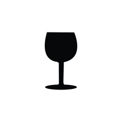 wine glass icon vector illustration isolated