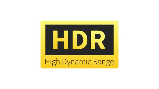 High Dynamic Range Imaging, High definition. HDR. Motion graphics.