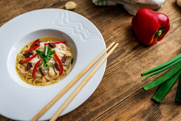 Vietnamese soup pho bo