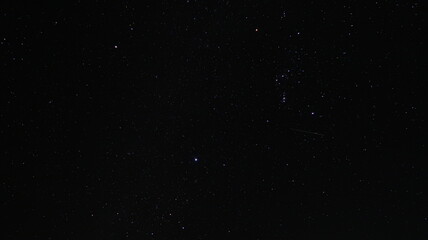 View of stars at night in Sinai , Egypt