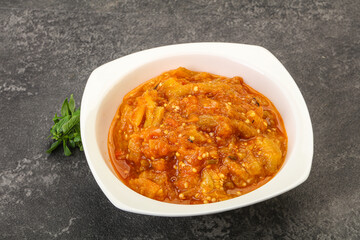 Caucasian cuisine - Mangal salad with vegetables