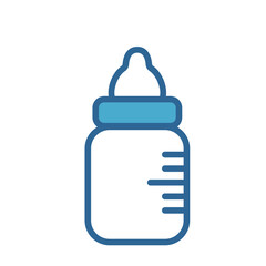 Fototapeta premium 哺乳瓶のアイコン ピクトグラム