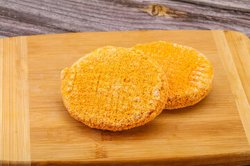 Raw chicken cutlet for roast