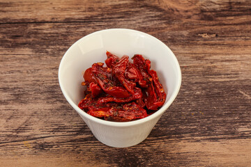 Dried tomato with olive oil