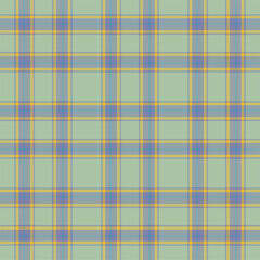 Plaid seamless pattern. Vector background of textile ornament. Flat fabric design.