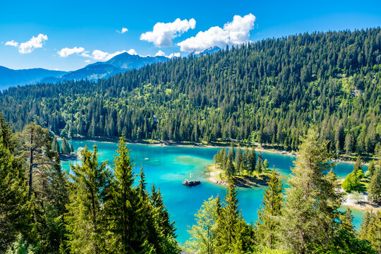 View of the cauma lake 