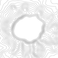 Topographic map. Geographic mountain relief. Abstract lines background. Contour maps. Vector illustration.