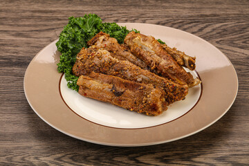 Stewed pork ribs with spices