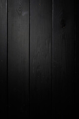 Black wooden background, black texture