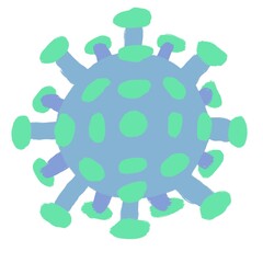 Corona virus COVID-19 icon