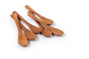 Indian made small wooden spoons