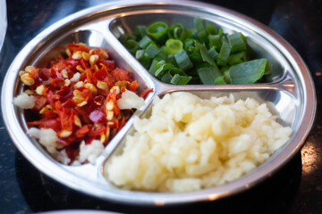 Ingredient of homemade sukiyaki set