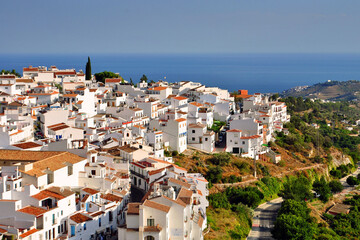 Fototapeta premium Frigiliana Andalusia Costa del Sol Spain