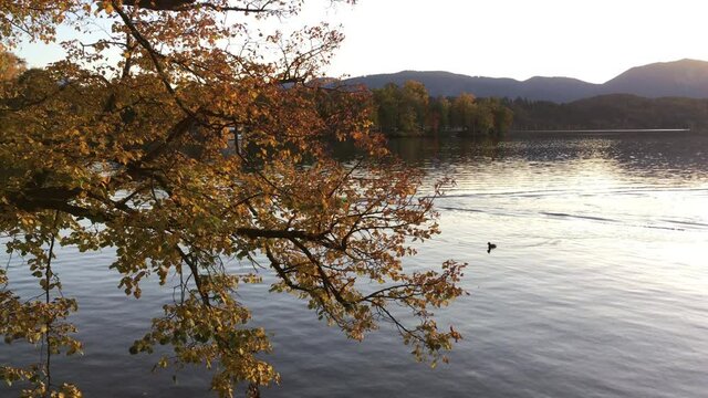 Lake Staffelsee in Bavaria , Germany