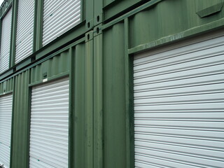 Fototapeta premium 貸し収納庫のトランクルーム風景