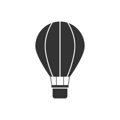 Fototapeta premium Hot air balloon flat icon