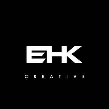 EHK Letter Initial Logo Design Template Vector Illustration