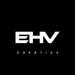 EHV Letter Initial Logo Design Template Vector Illustration