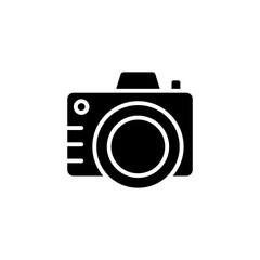 Camera icon in vector. Logotype