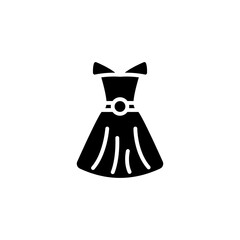 Party Dress icon in vector. Logotype