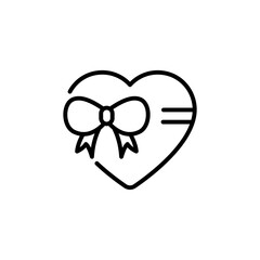 Gift icon in vector. Logotype