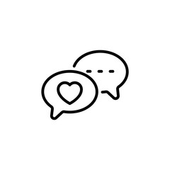 Conversation icon in vector. Logotype