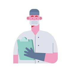 doctor with checklist