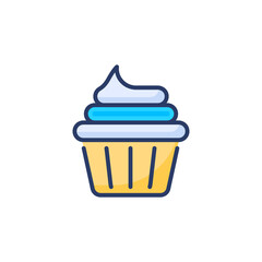 Pastry Bakery icon in vector. Logotype