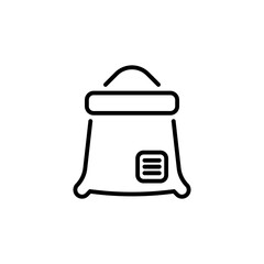 Flour icon in vector. Logotype