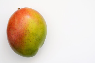 Mango fruit on white background