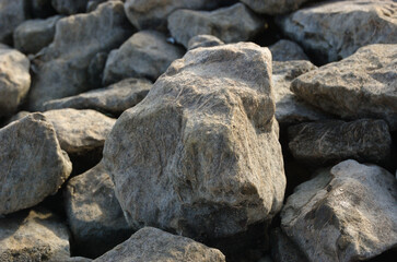 Fototapeta na wymiar Large Rock Close Up