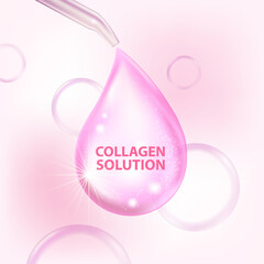 Collagen Serum Skin Care Cosmetic