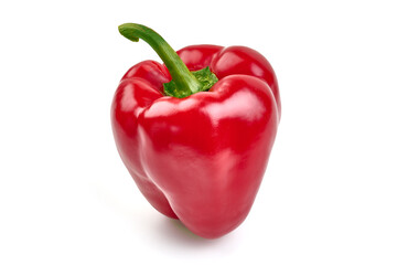 Fresh paprika, Bell Pepper, isolated on white background. High resolution image