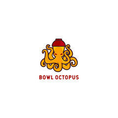 Octopus | Dual meaning logo combination of food and other goods