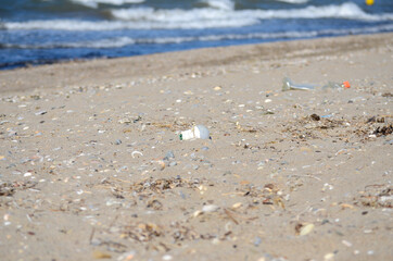 Ocean pollution dumping ecologic bulb