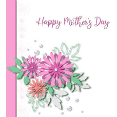 Fototapeta premium flower card