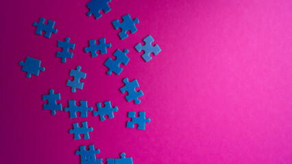 blue puzzles, textures and background
