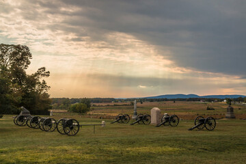 Gettysburg battle field in Pennsylvania.