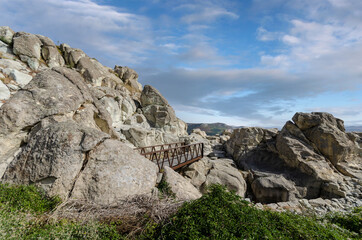 The ruins of ancient Thracian city of Perperikon, which is thought to have been a sacred place is located in Kardzhali Region, Bulgaria