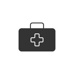First aid icon isolated on white background. Case symbol modern, simple, vector, icon for website design, mobile app, ui. Vector Illustration