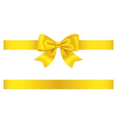 yellow ribbon and bow 