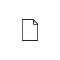 Document icon vector for web, computer and mobile app