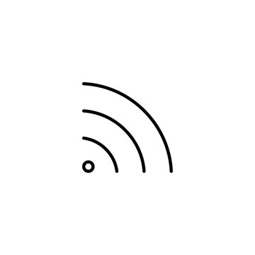 Wifi icon, wireless vector for web, computer and mobile app