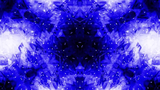 VJ Technotronic Gems 1 - Blue - Gorgeous techno diamonds VJ loop. A myriad of rubies, diamonds and gems rotation, fall and combine to form a picture of the divine sparkling animation!