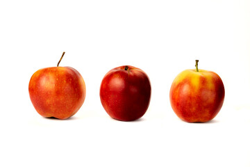 Apples on a white background for internet and eshop use