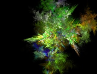 Imaginatory fractal background Image
