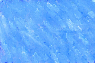 hand drawn blue watercolor paint background. 